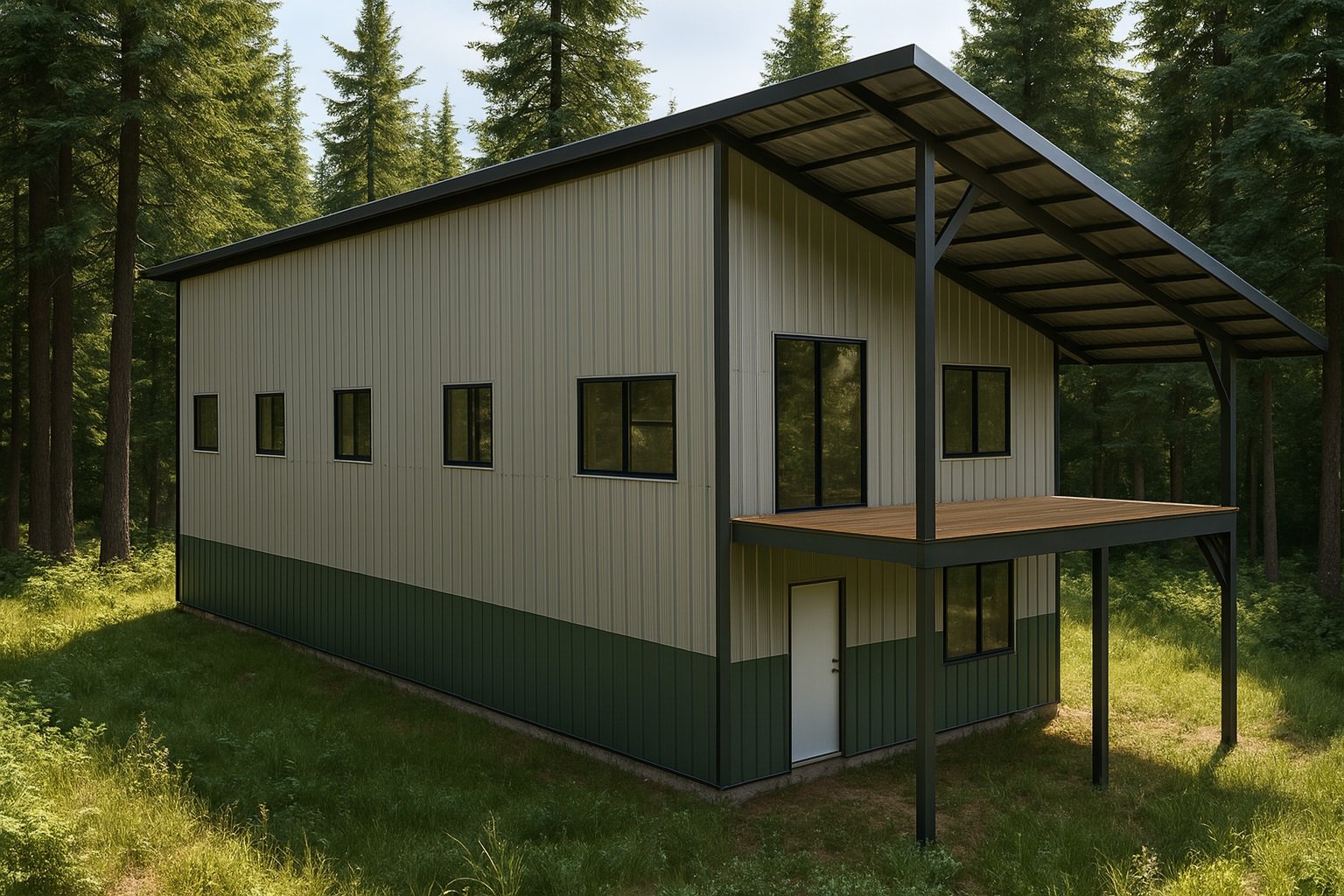 Modern pre engineered metal building systems ideal for industrial and commercial use